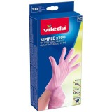 Vileda Multi Latex 100 Disposable Guanti Beige 100 pz