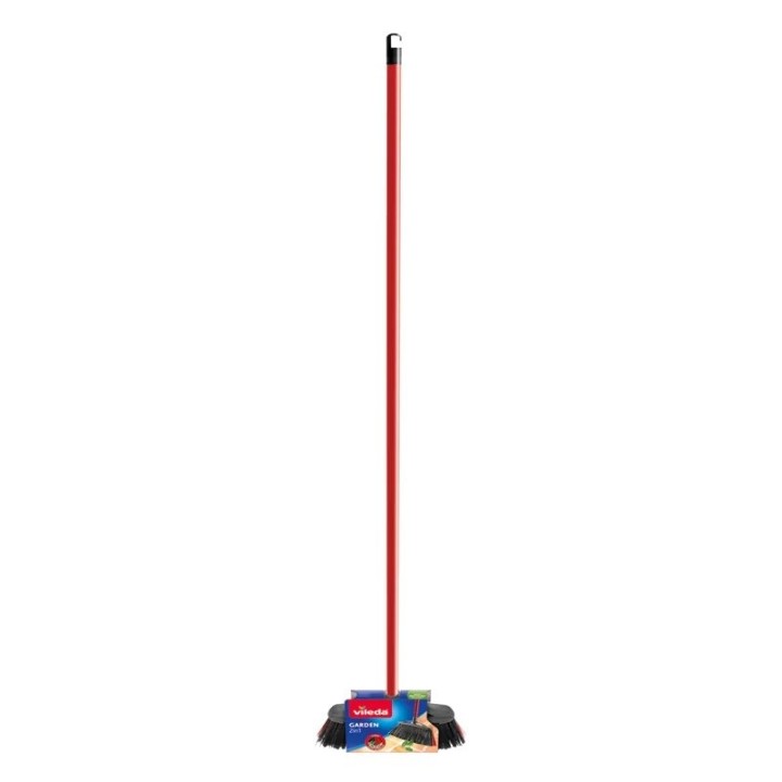 Scopa VILEDA 2in1 Giardino Esterna (rossa/gialla)