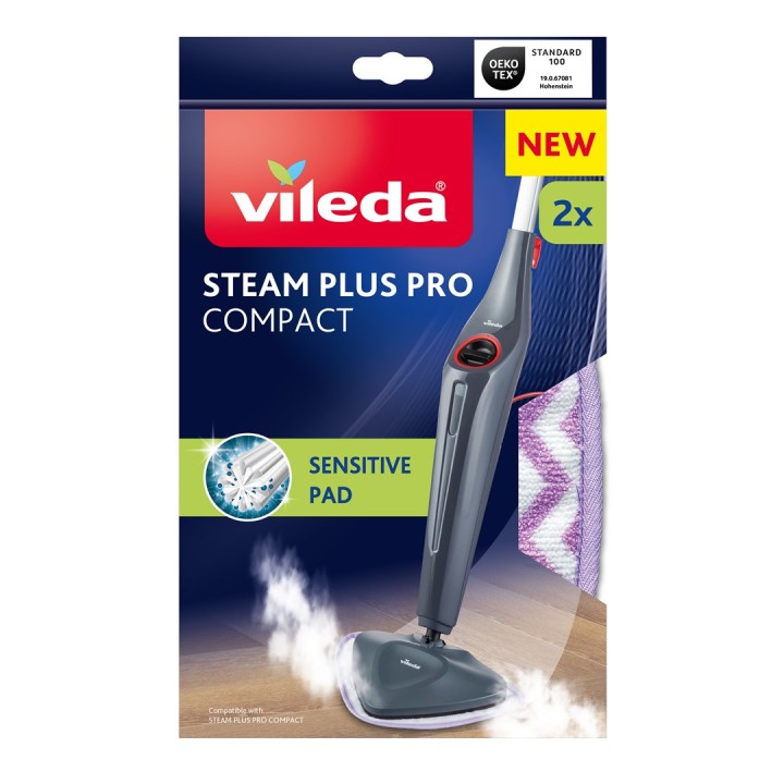 Vileda Ricambio mop a vapore Steam Plus Sensitive