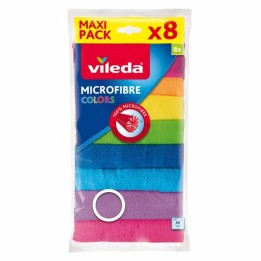 Panno pulizia Vileda Microfibre Colors 8 pz
