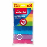 Panno pulizia Vileda Microfibre Colors 8 pz