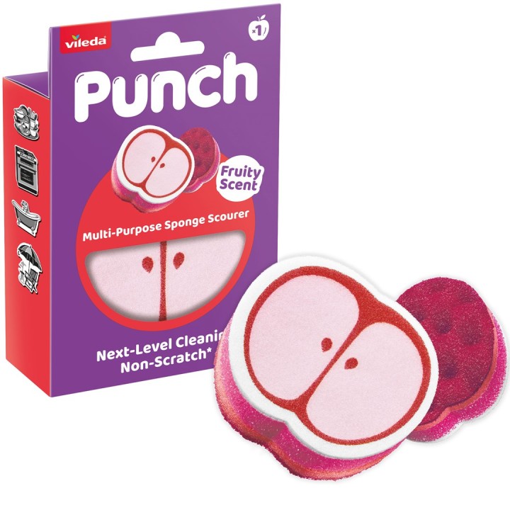 Vileda Spugna multiuso Punch – Mela 1 pezzo