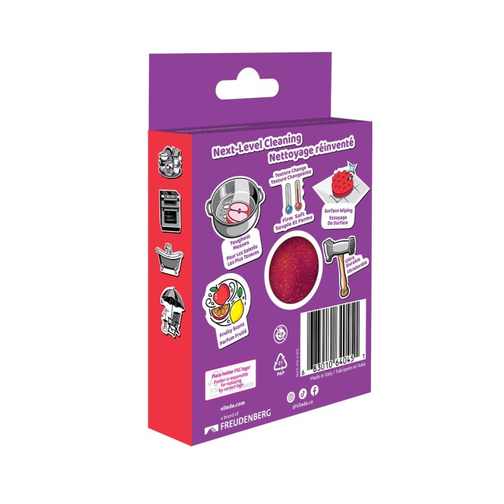 Vileda Spugna multiuso Punch – Mela 1 pezzo