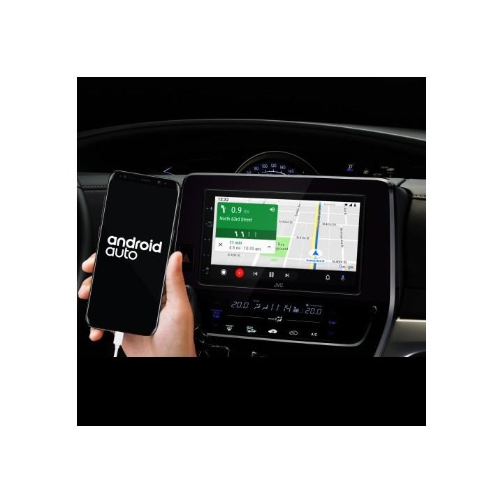 JVC KW-M560BT autoradio nero 200 W Bluetooth