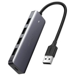 Ugreen Hub 4-in-1 USB-C Adattatore a 4× USB 3.0 + USB-C Grigio