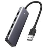 Ugreen Hub 4-in-1 USB-C Adattatore a 4× USB 3.0 + USB-C Grigio