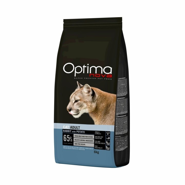 OPTIMANOVA Cibo secco per gatti Adult Coniglio e patate - 6kg