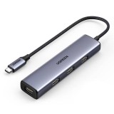 Ugreen USB Type-C HUB - 4× USB 3.2 Gen 1 Argento