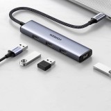 Ugreen USB Type-C HUB - 4× USB 3.2 Gen 1 Argento