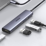 Ugreen USB Type-C HUB - 4× USB 3.2 Gen 1 Argento