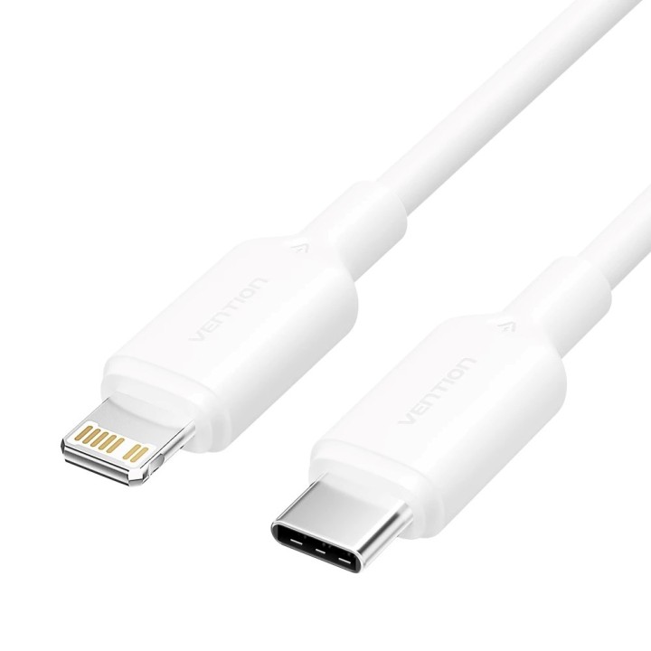 Cavo USB-C to Lightning 3A 480Mbps 1m bianco