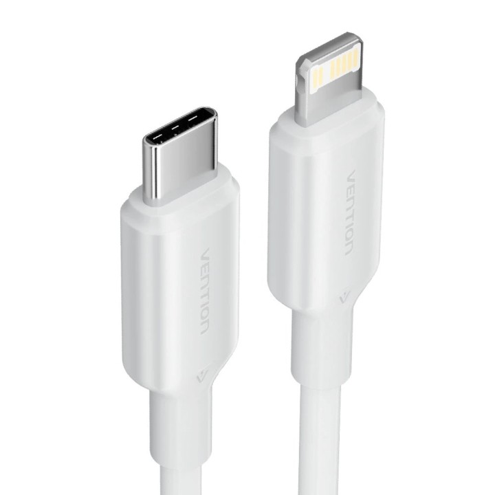 Cavo USB-C to Lightning 3A 480Mbps 1m bianco