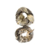 UNISZKI Anello di pelle di merluzzo - Snack per Cani - 2 pz