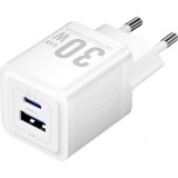 Vention 30W - caricabatterie con tecnologia GaN 1x USB-A 1x USB-C (bianco)