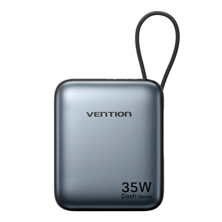 Vention 10000mAh 35W - power bank con cavo USB-C (grigio)