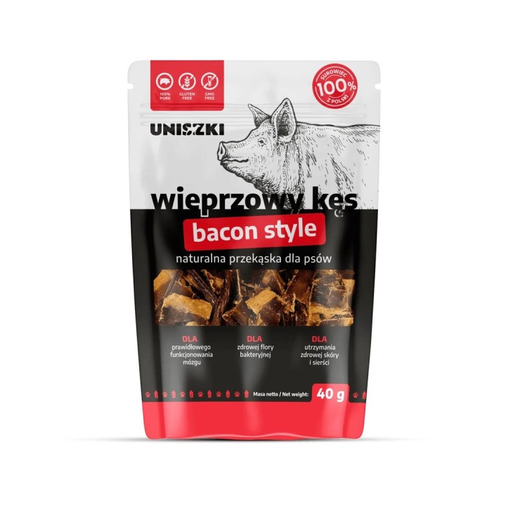 UNISZKI Boccone di maiale - snack per cani – 40 g