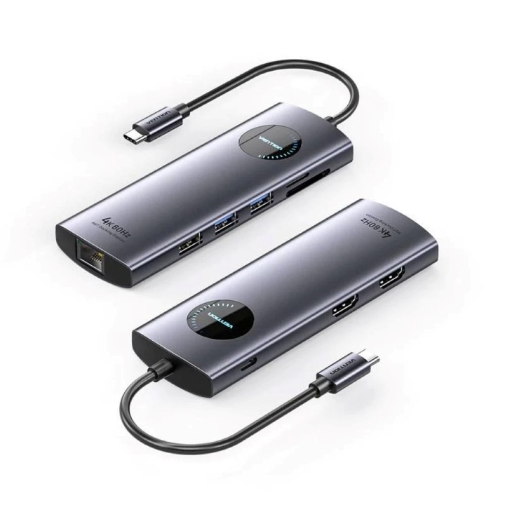 Vention stazione di aggancio 9-in-1 MST USB-C 4K 100W 5Gbps