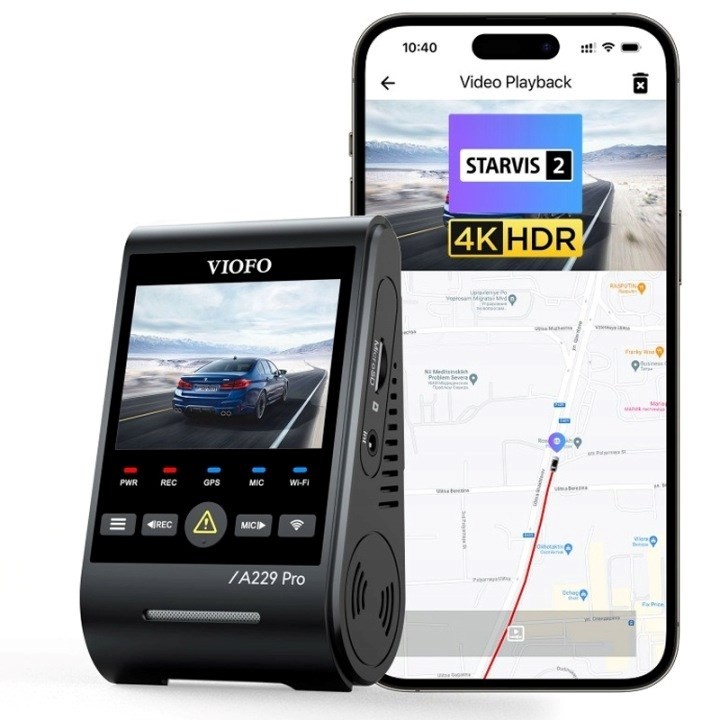 VIOFO A229 PRO 1CH-G GPS registratore video