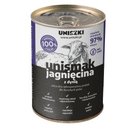 UNISZKI UNIsmak Agnello con zucca - cibo umido per cani - 400g