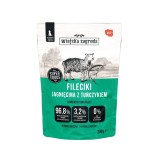 WIEJSKA ZAGRODA Filetti di agnello con tonno Puppies - cibo umido per cani - 280g