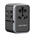 Vention 65W GaN adattatore da viaggio e caricabatterie 2x USB-A 2x USB-C
