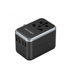 Vention 65W GaN adattatore da viaggio e caricabatterie 2x USB-A 2x USB-C