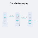 GaN caricabatterie di rete - Unitek P1228AWH01-EU | 70W 2x USB-C 2x USB-A
