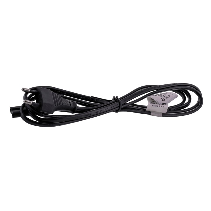 Gembird PC-184/2 cavo di alimentazione nero 1.8 m Spina di alimentazione tipo C C8 accoppiatore