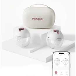 Momcozy M5 Tiralatte con controllo via app – Set doppio Rosso