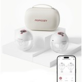 Momcozy M5 Tiralatte con controllo via app – Set doppio Rosso