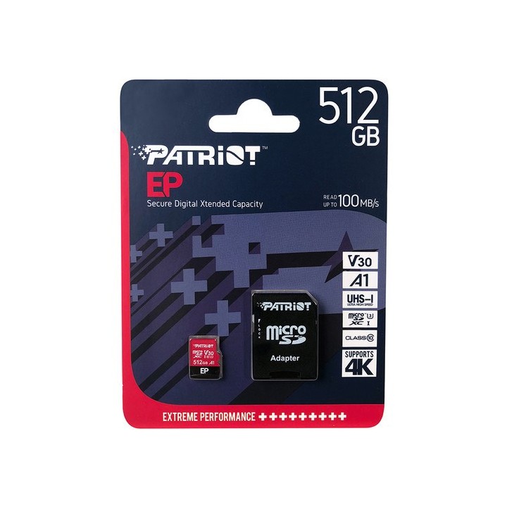 Patriot Memory PEF512GEP31MCX scheda di memoria 512 GB MicroSDXC Classe 10