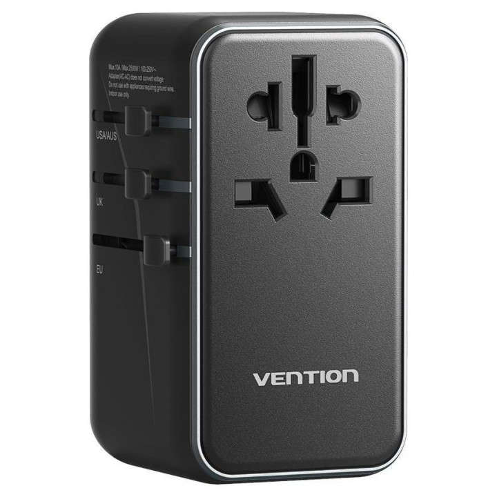 Adattatore con caricabatterie Vention 100W 1xUSB-A 3xUSB-C