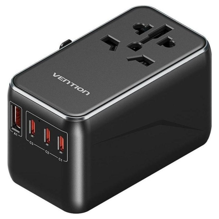 Adattatore con caricabatterie Vention 100W 1xUSB-A 3xUSB-C