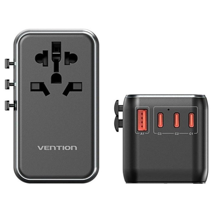 Adattatore con caricabatterie Vention 100W 1xUSB-A 3xUSB-C