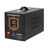 KEMOT PROsinus-1000 UPS – inverter ad onda sinusoidale pura con funzione di carica 12V 230V 1000VA/700W – nero