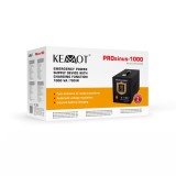 KEMOT PROsinus-1000 UPS – inverter ad onda sinusoidale pura con funzione di carica 12V 230V 1000VA/700W – nero