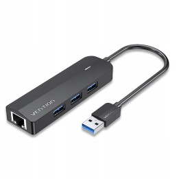 Hub 5w1 Vention USB 3.0 + adattatore Gigabit Ethernet