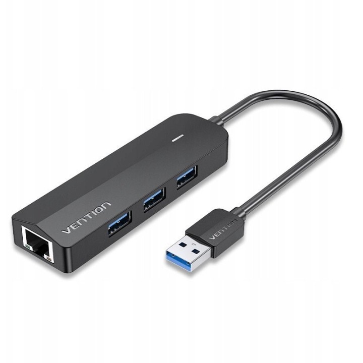 Hub 5w1 Vention USB 3.0 + adattatore Gigabit Ethernet