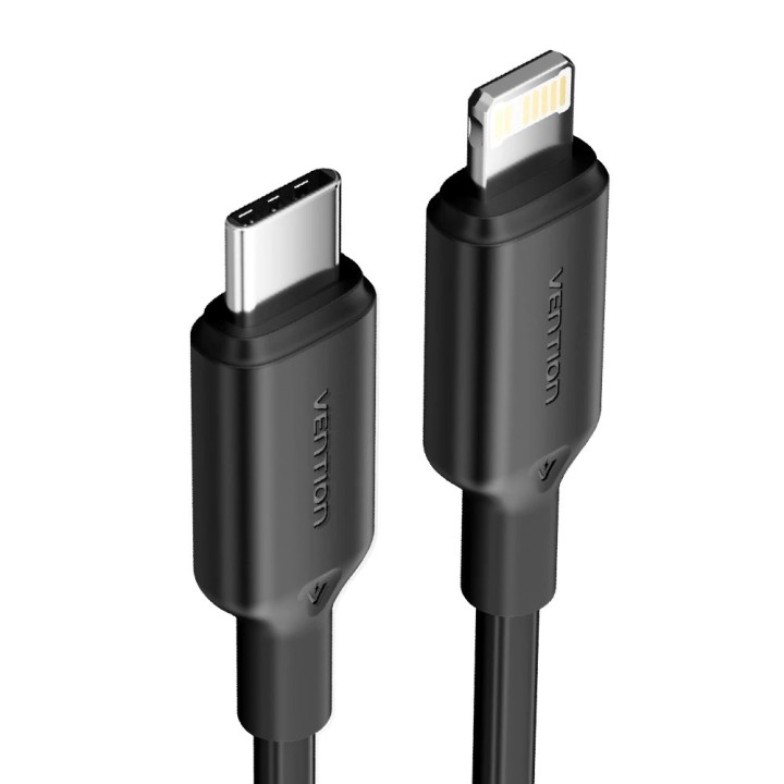Cavo USB-C to Lightning 3A 480Mbps 1m nero
