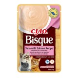 INABA Ciao Bisque Zuppa cremosa con pollo manzo e pesce - snack per gatti - 24x40g