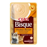 INABA Ciao Bisque Zuppa cremosa con pollo manzo e pesce - snack per gatti - 24x40g