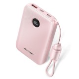 Vention 10000mAh Powerbank 2xUSB-C 1xUSB-A 22.5W rosa