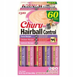 INABA Churu Hairball control scatola - snack per gatti - 60x14g