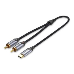 Vention USB-C Cavo audio maschio 2RCA 1m