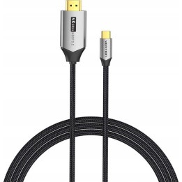 Vention USB-C a HDMI cavo 4K@60Hz intrecciato 2m grigio