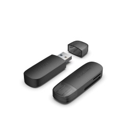 Vention 2-in-1 USB 3.0 A lettore di schede Reader(SD+TF) nero doppia lettera unità