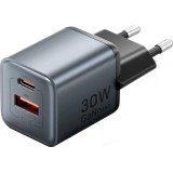 Vention 30W - caricabatterie con tecnologia GaN 1x USB-A 1x USB-C (nero)