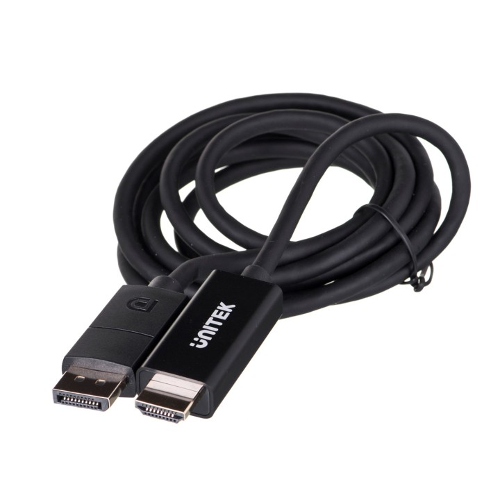 UNITEK CABLE DisplayPort 1.2 HDMI 4K@60HZ 1 8M V1608A