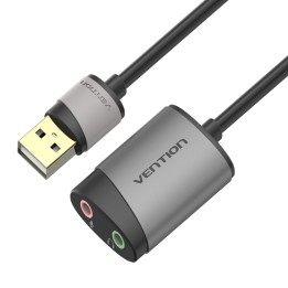 Vention USB Scheda audio esterna 0.15M grigio tipo metallo