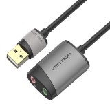 Vention USB Scheda audio esterna 0.15M grigio tipo metallo